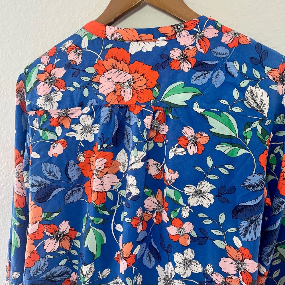 Anthropologie Maeve Elan Scarf Printed Blouse Size 6 - Picture 13 of 16